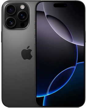 iPhone 16 Pro Max ESim  Black Titanium 256gb б/у