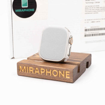 Apple Watch Ultra  Titanium Case with White Ocean Band One Size