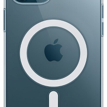 Чехол MagSafe прозрачный на iPhone 12 Pro Max